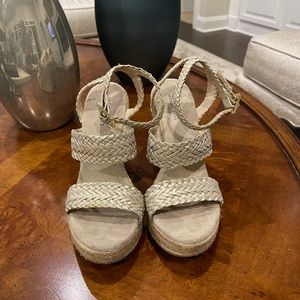 Shimmery Gold Michael Kors wedges